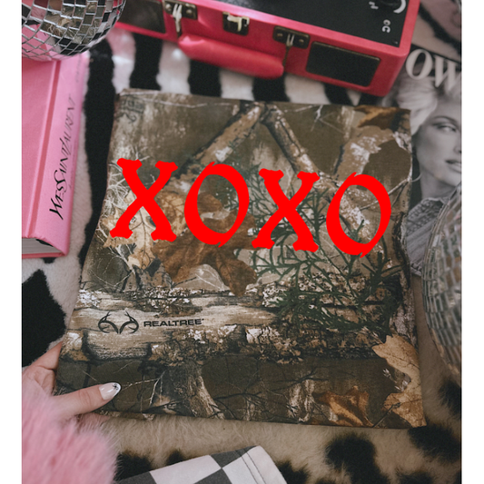 Camo with a Kiss Tee