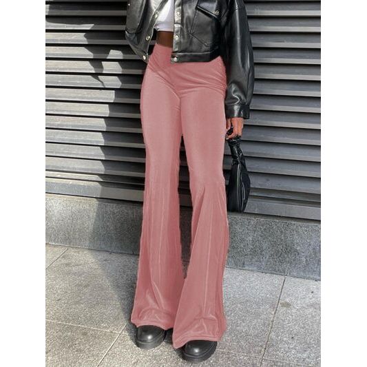 Touchy Feely Soft High Waist Flare Pants