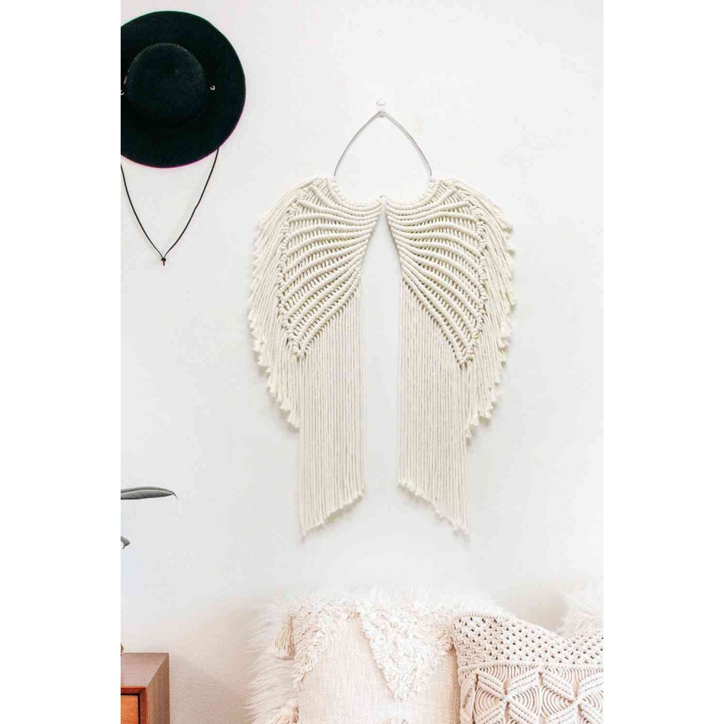 Macrame Angel Wings Wall Hanging