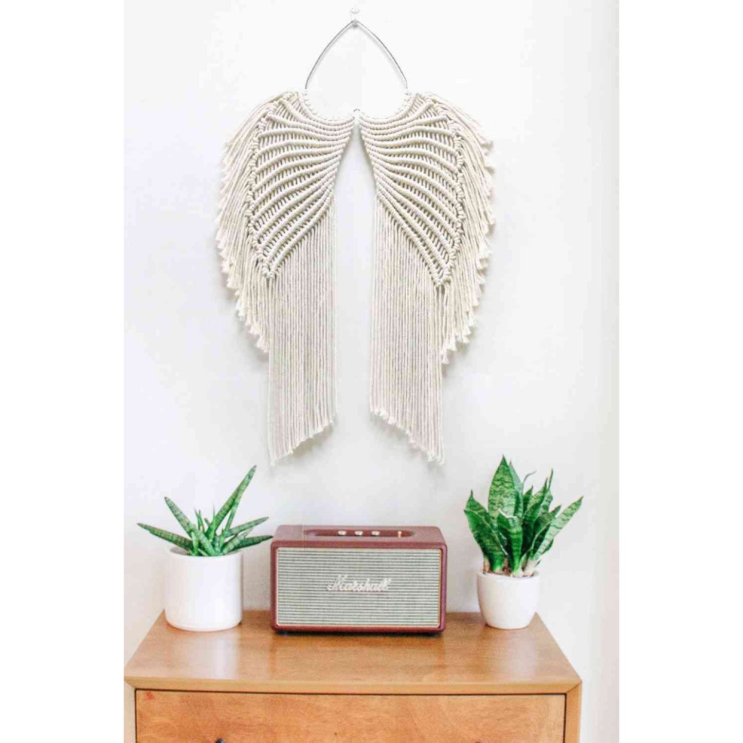 Macrame Angel Wings Wall Hanging