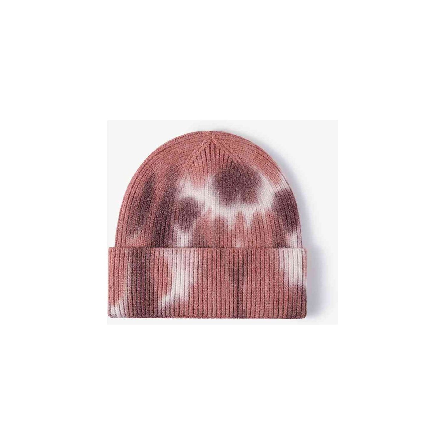 Tie-Dye Cuffed Knit Beanie