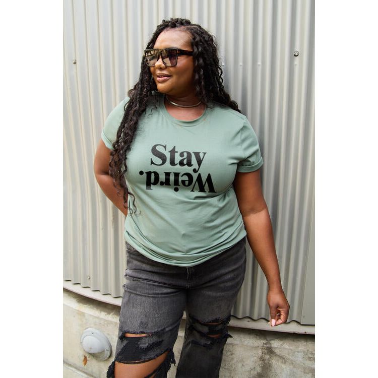 STAY WEIRD Short Sleeve T-Shirt