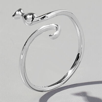 Cat Shape 925 Sterling Silver Ring