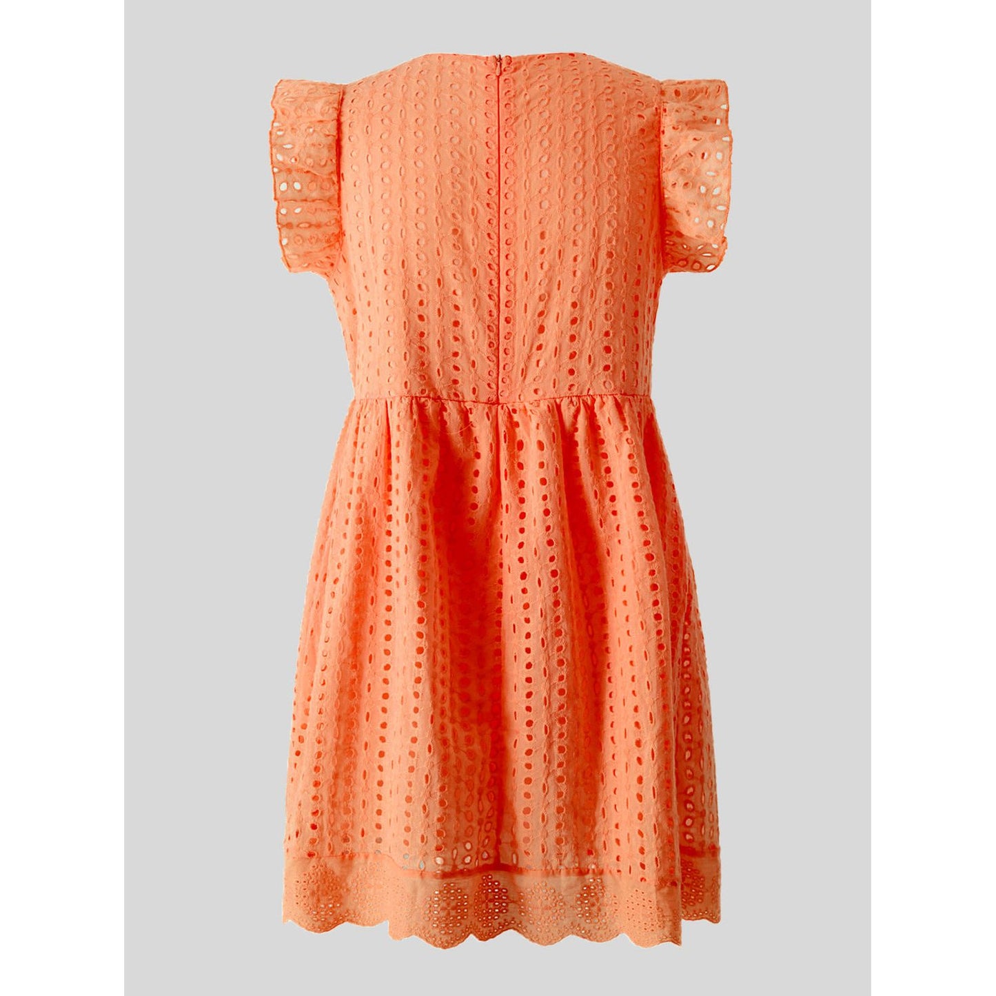 Ruffled Up Eyelet Dress