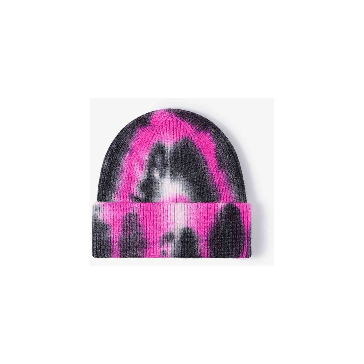 Tie-Dye Cuffed Knit Beanie