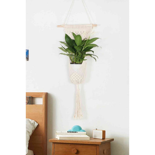 Macrame Basket Wall Hanging