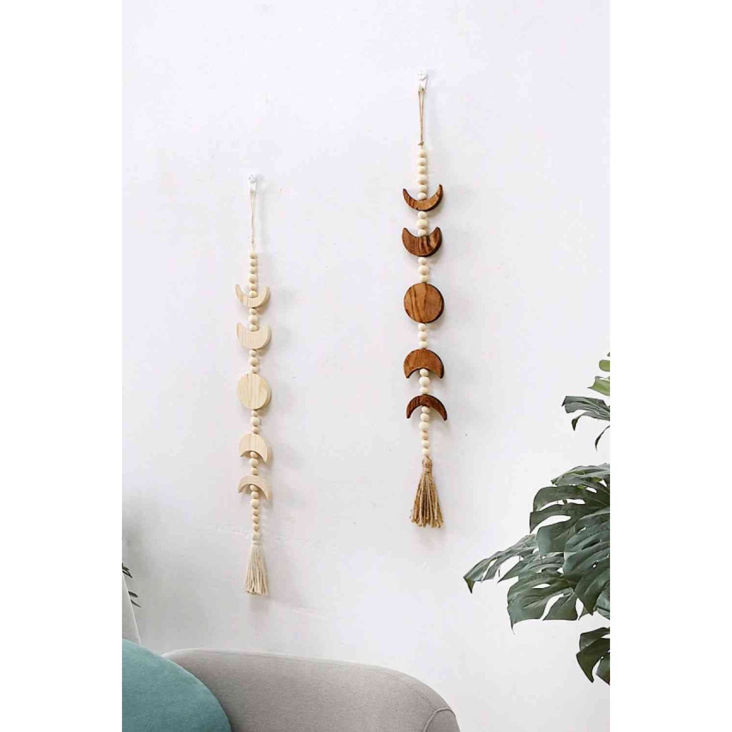 Wooden Tassel Wall Hanging