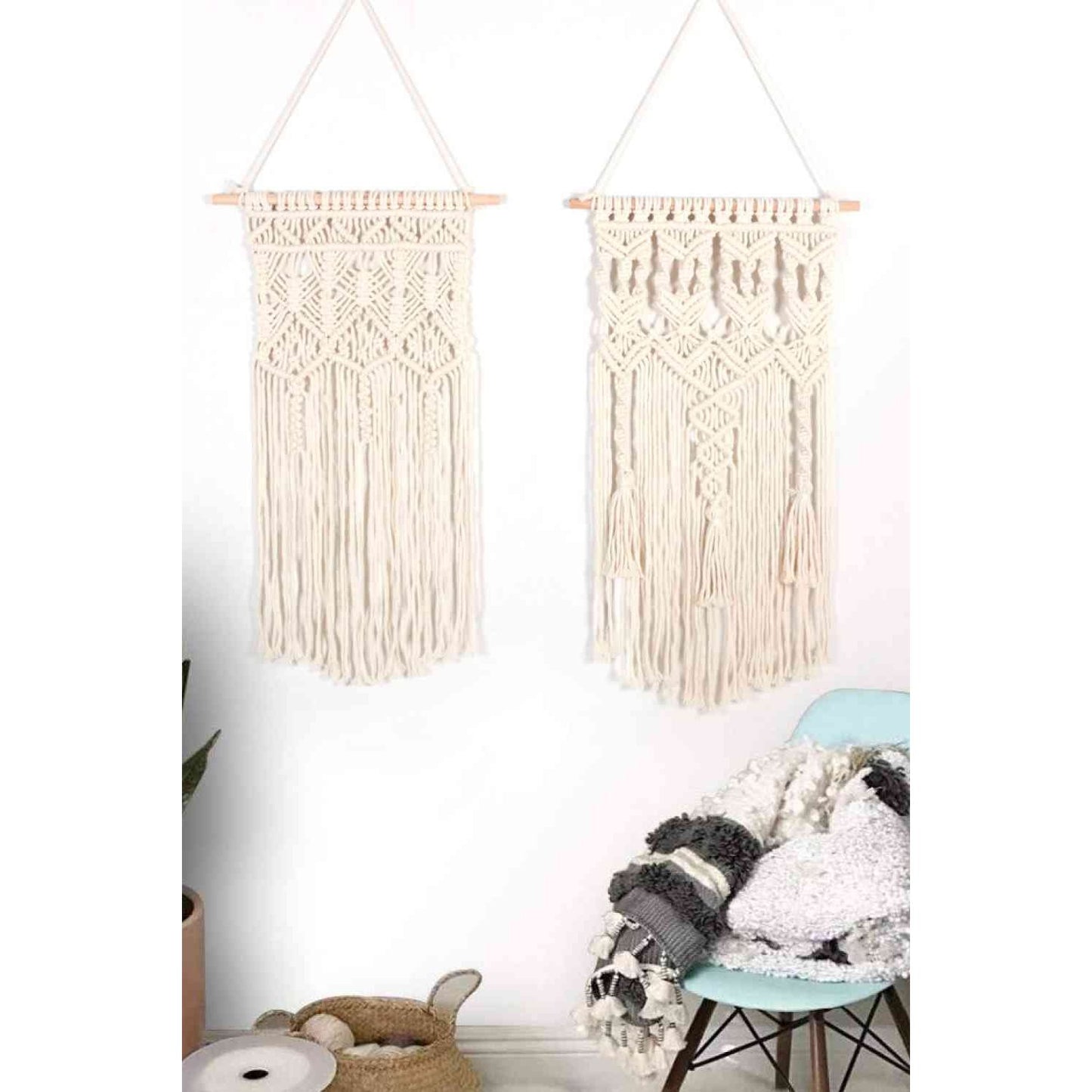 Macrame Bohemian Hand Woven Fringe Wall Hanging