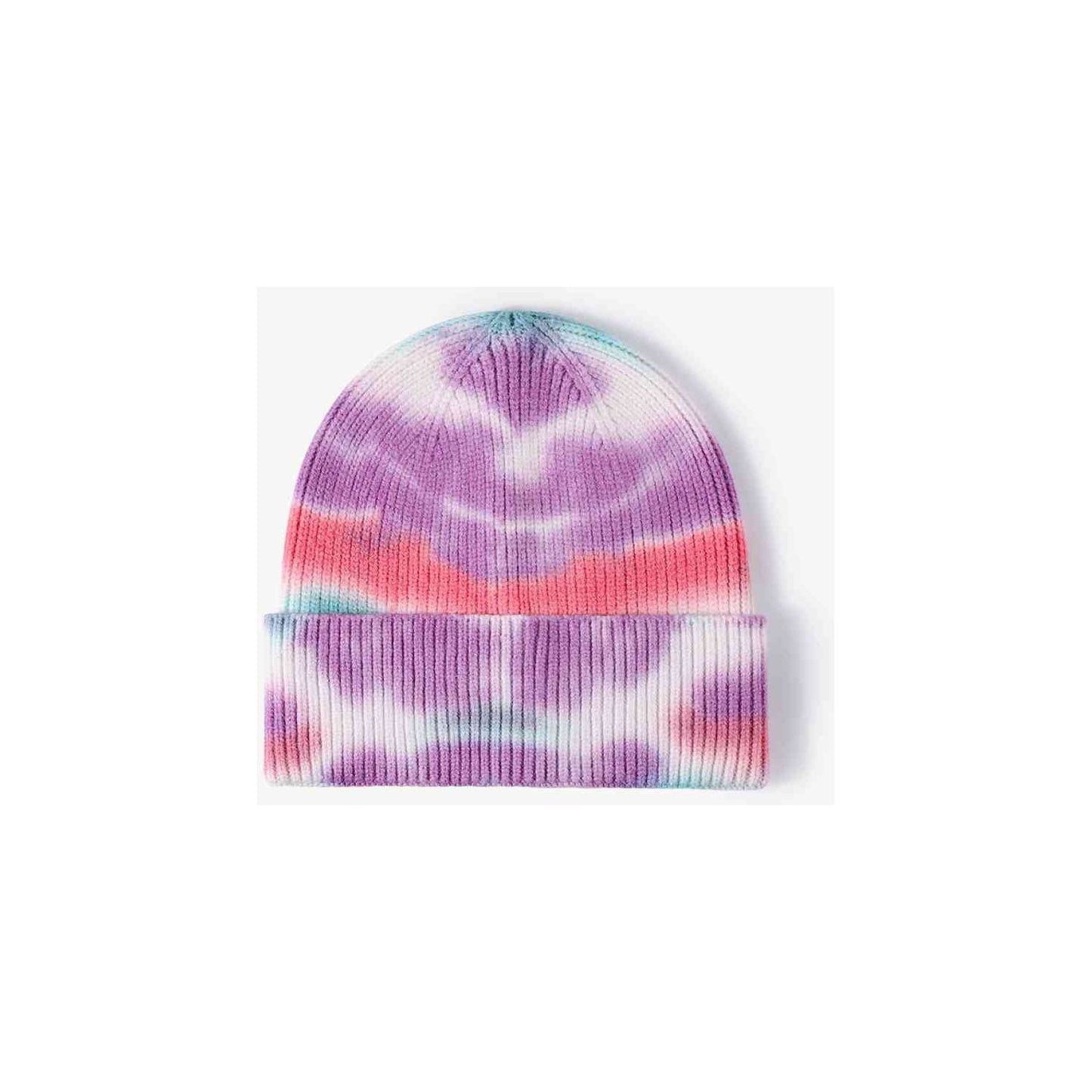 Tie-Dye Cuffed Knit Beanie