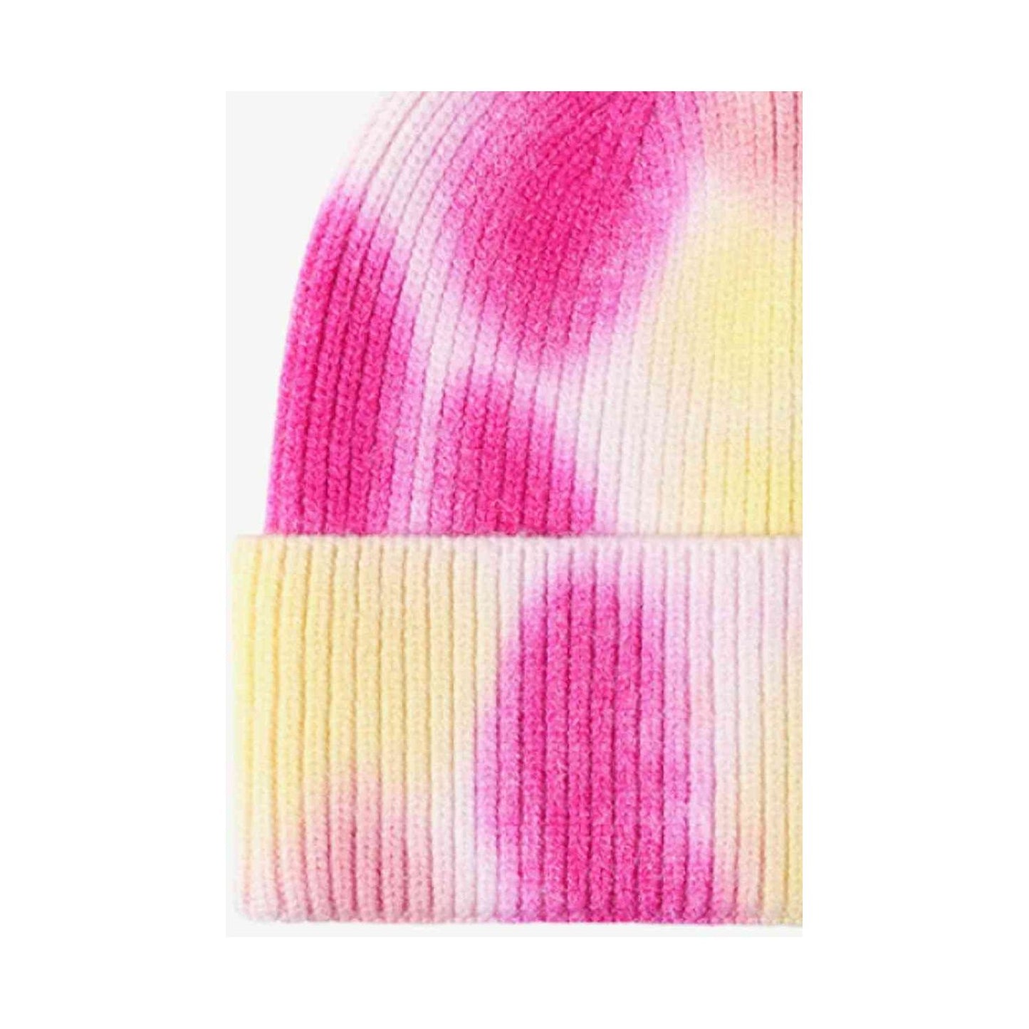 Tie-Dye Cuffed Knit Beanie