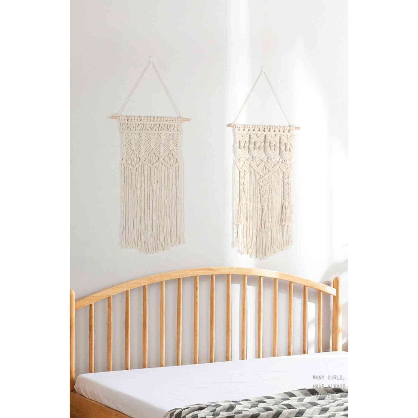 Macrame Bohemian Hand Woven Fringe Wall Hanging