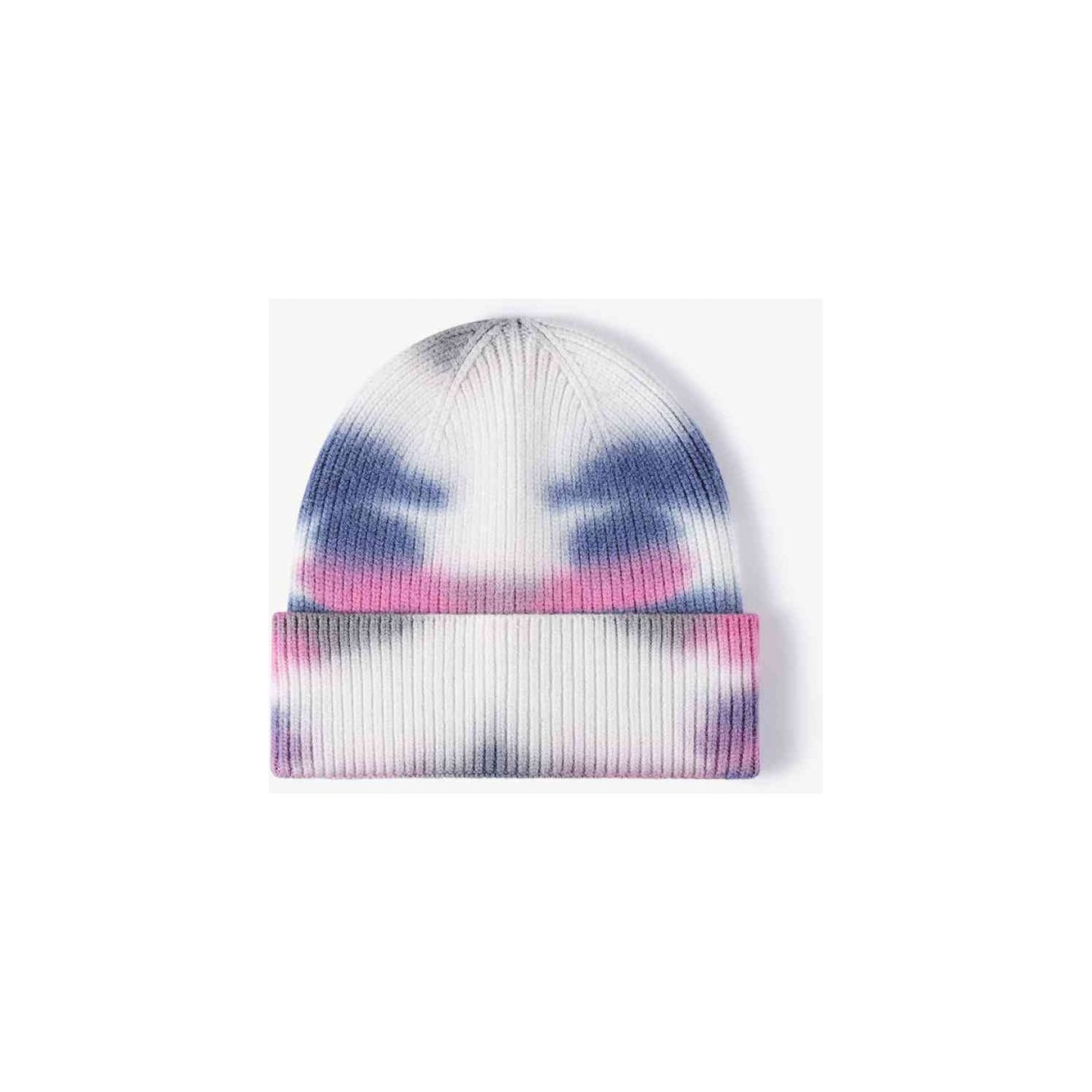 Tie-Dye Cuffed Knit Beanie