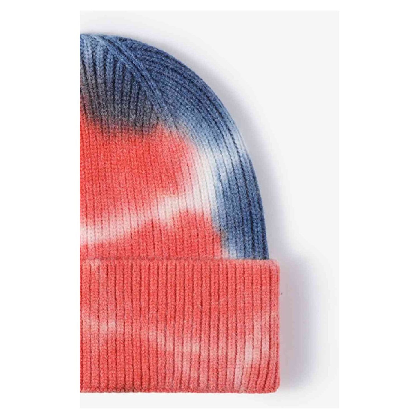 Tie-Dye Cuffed Knit Beanie