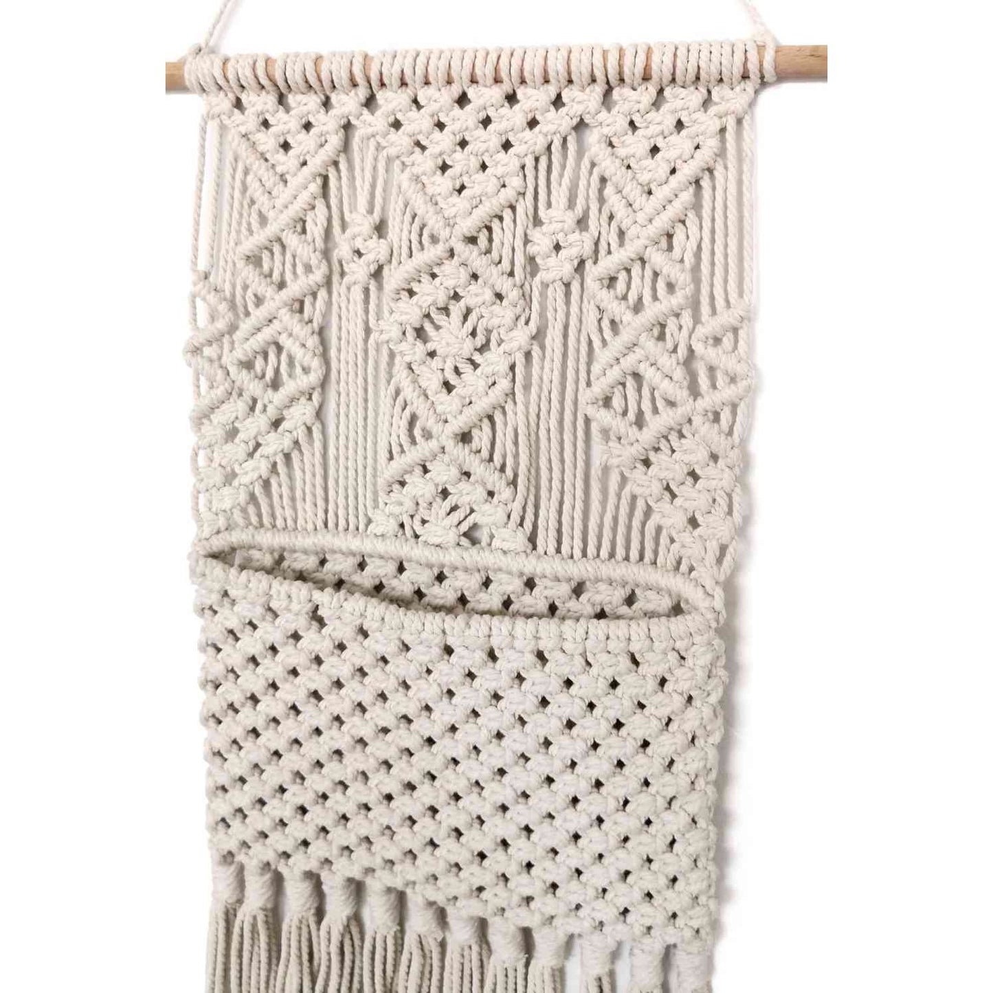 Macrame Storage Pocket Wall Hanging