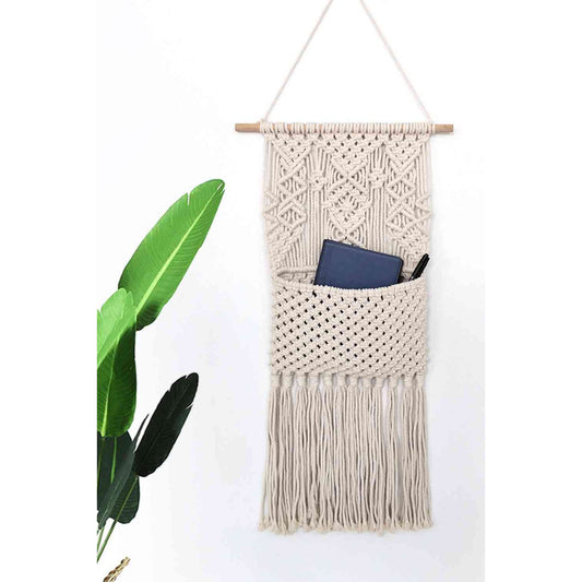 Macrame Storage Pocket Wall Hanging