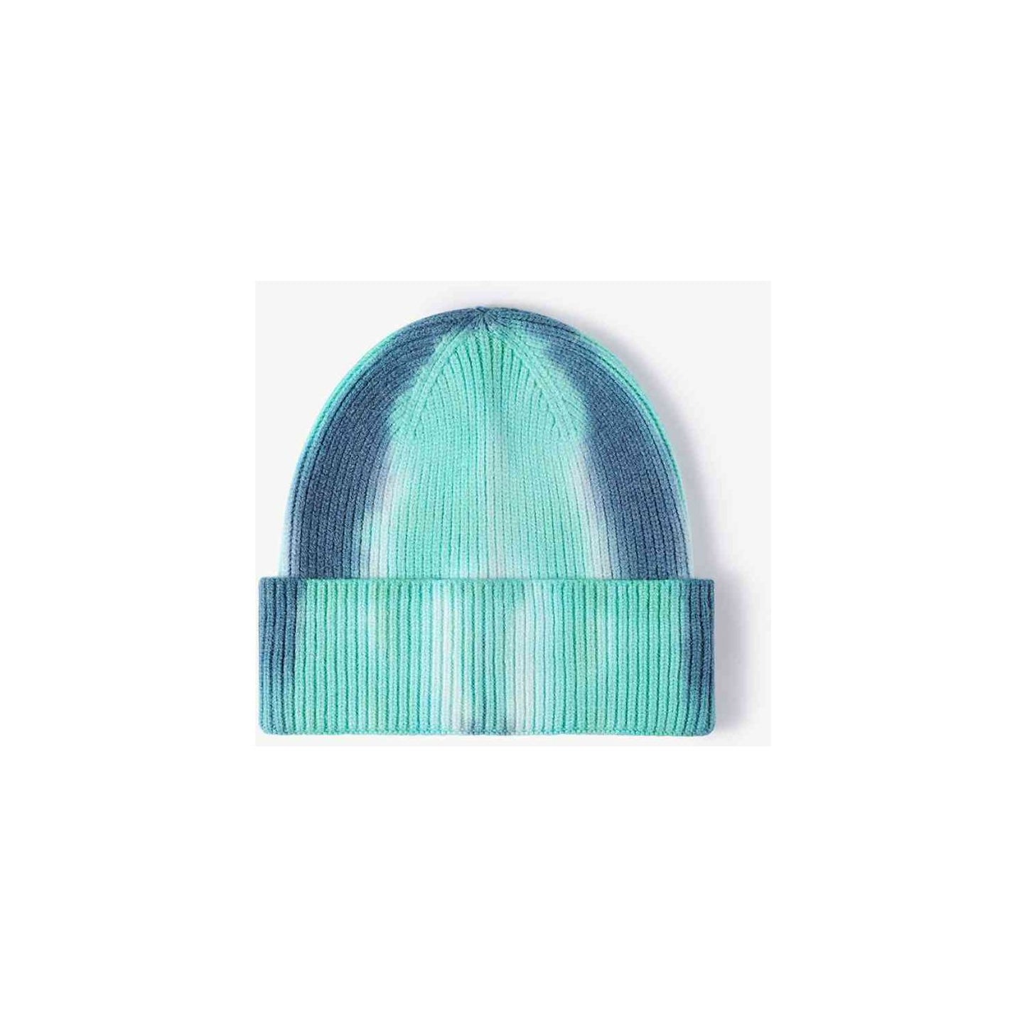 Tie-Dye Cuffed Knit Beanie