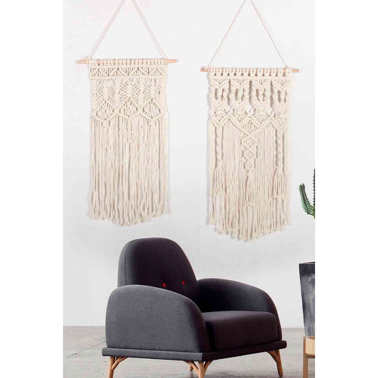 Macrame Bohemian Hand Woven Fringe Wall Hanging