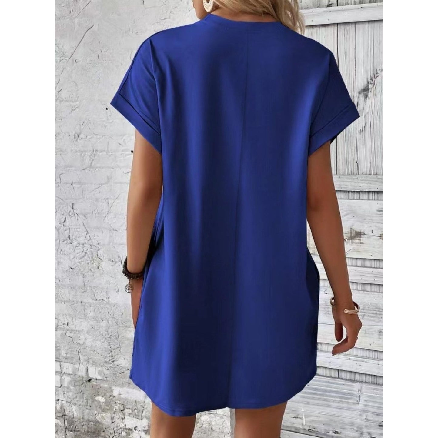 Pocketed Tee Dress