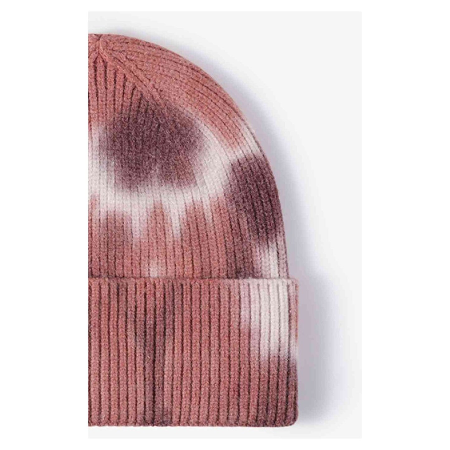 Tie-Dye Cuffed Knit Beanie