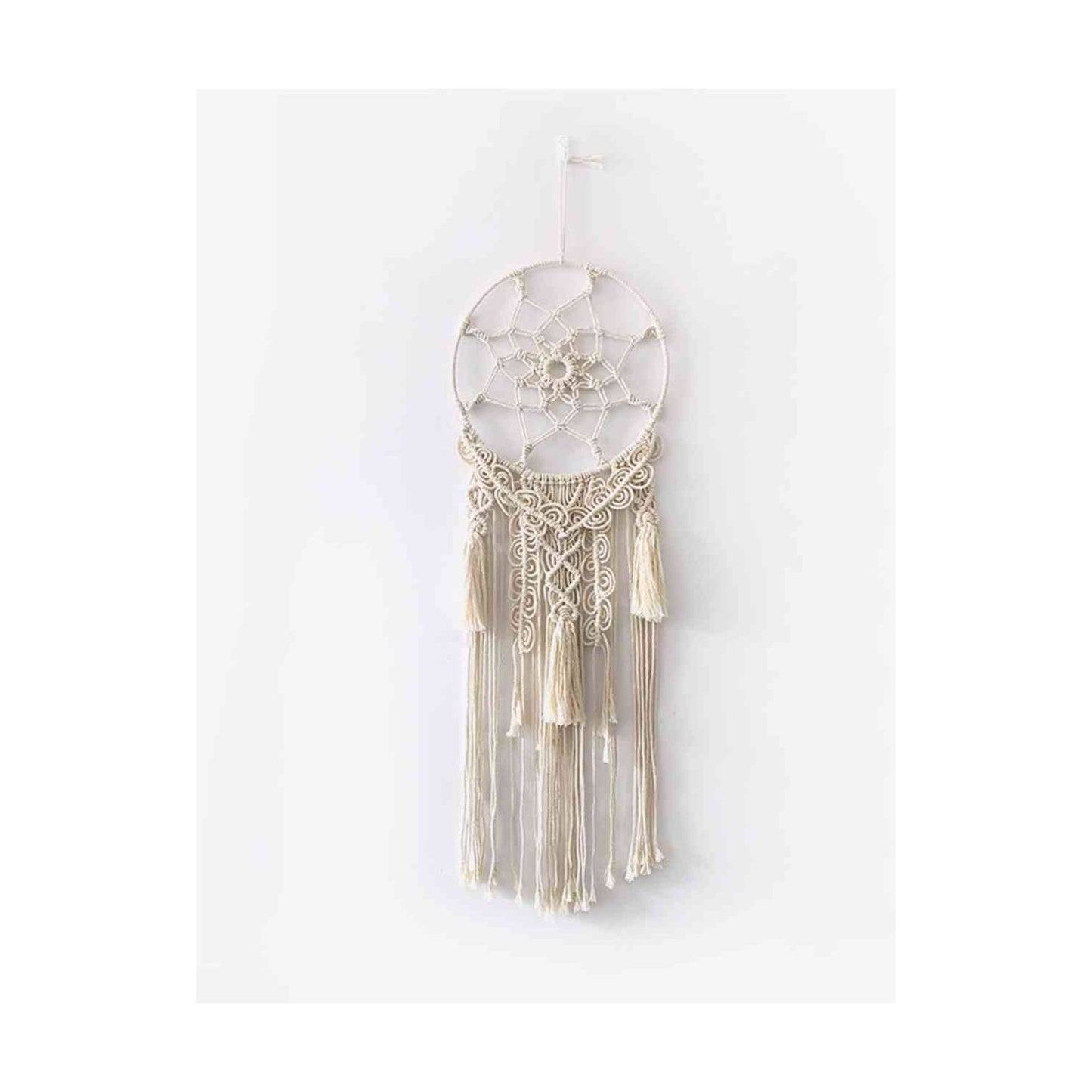 Macrame Fringe Wall Hanging Decor