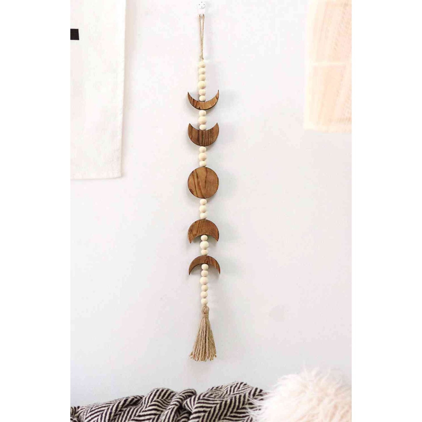 Wooden Tassel Wall Hanging