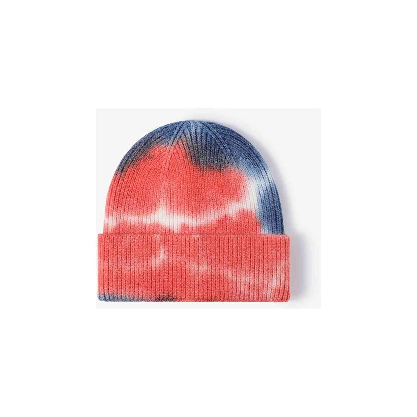 Tie-Dye Cuffed Knit Beanie